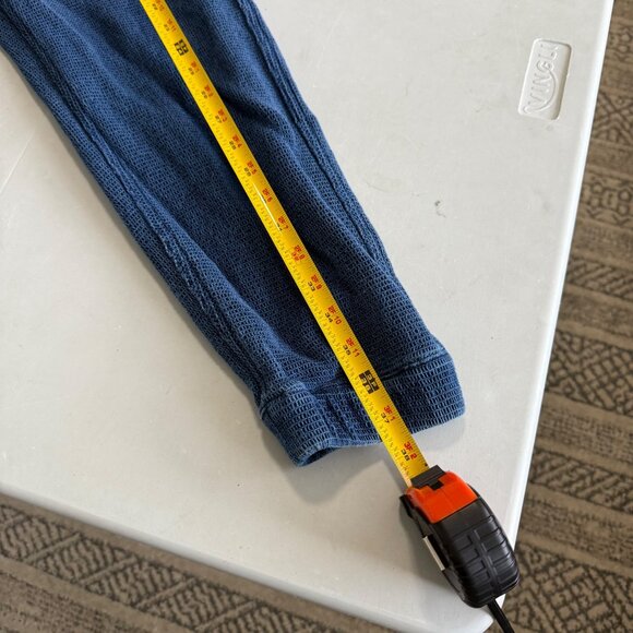 Taylor Stitch Après Blue Organic Cotton Drawstring Elastic Jogger Pant Men Large - Picture 9 of 10